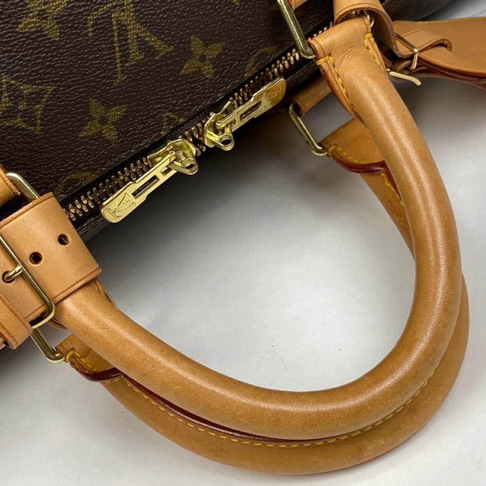 Louis Vuitton Keepall Handbag Travel Business Boston Bag Monogram Brown - Picture 6 of 7